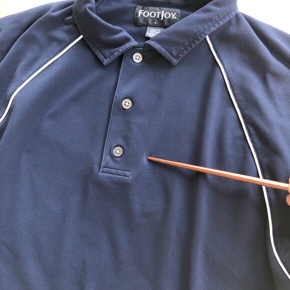 FootJoy Collared Button Up Golf Shirt Mens Sz Large Goose Pond Colony Plantation - Picture 10 of 10